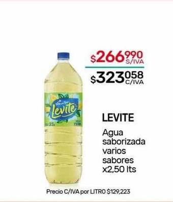 Nini Mayorista Levite agua saborizada varios sabores oferta