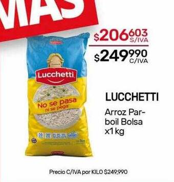 Nini Mayorista Lucchetti arroz parboil bolsa oferta