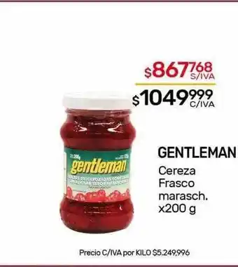 Nini Mayorista Gentleman cereza frasco marasch oferta