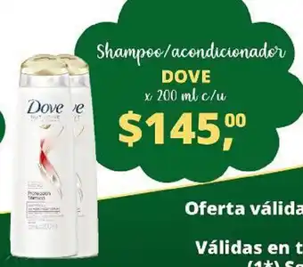 Dove Shampoo/acondicionador x 200ml