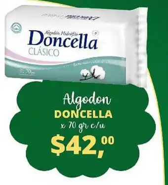 Supermercados A Granel Doncella Algodon x 70gr oferta