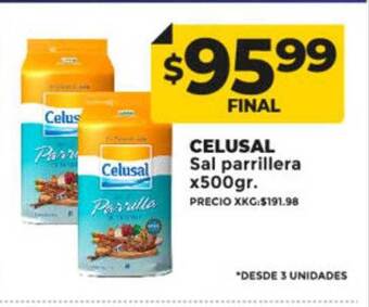 Supermayorista Vital Celusal sal parrillera oferta