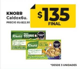 Supermayorista Vital Knorr caldo oferta
