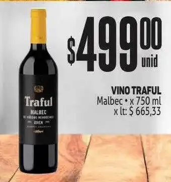 Makro Vino traful malbec oferta