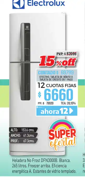 Red del Hogar Electrolux Contado oferta
