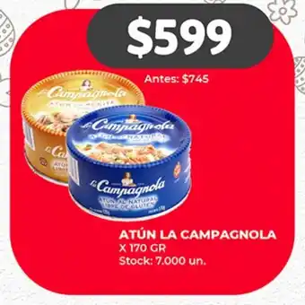 Supermercados Tadicor Atún LA CAMPAGNOLA x 170g oferta