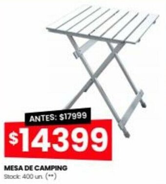 Changomas Mesa de Camping oferta