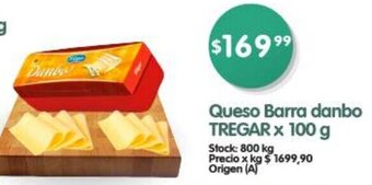 Supermercados Buenos Días Queso Barra Danbo TREGAR x 100g oferta
