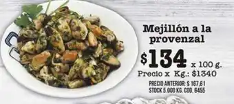 Coto Mejillón a la Provenzal x 100g oferta