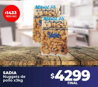Supermayorista Vital Sadia nuggets de pollo oferta