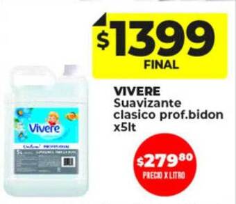 Supermayorista Vital Vivere suavizante oferta