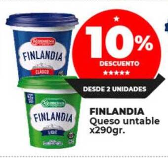 Supermayorista Vital Finlandia queso untable oferta