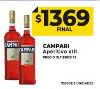 Supermayorista Vital Campari aperitivo oferta