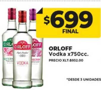 Supermayorista Vital Orloff vodka oferta