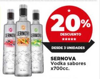 Supermayorista Vital Sernova vodka sabores oferta