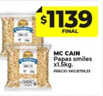 Supermayorista Vital Mc cain papas smiles oferta