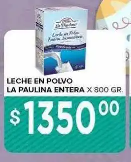 Supermercados Mayor Leche en polvo la paulina entera oferta