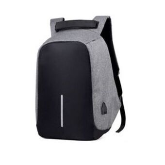 Frávega Mochila antirrobo impermeable puerto cargador usb oferta