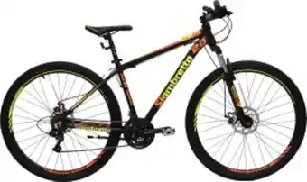 Megatone Bicicleta siambretta rodado 29 mountain bike color negro-naranja mtb 25 pro oferta