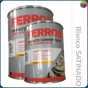 Pinturerías García Ferrobet duo – blanco satinado oferta