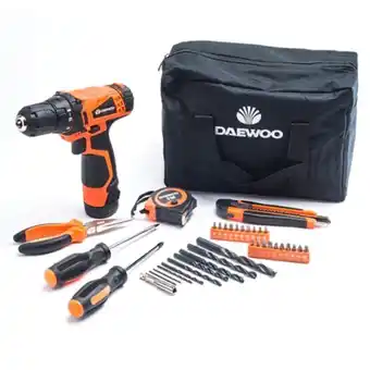 Maitess Taladro atornillador inalambrico daewoo 10mm.12v.litio dacd1210ck oferta