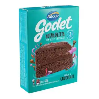 Bizcochuelo godet chocolate x480gr