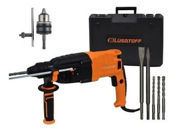 Frávega Rotomartillo taladro percutor 850w sds plus velocidad variable con accesorios y maletin oferta
