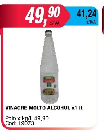 Maxiconsumo Vinagre Molto Alcohol x 1lt oferta
