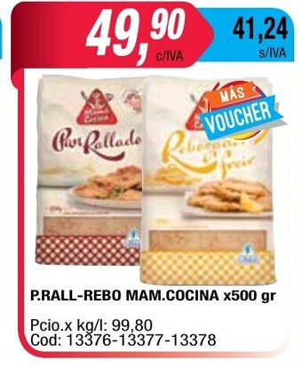 Maxiconsumo P-Rall-Rebo Mam. Cocina x 500gr oferta