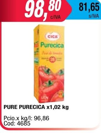 Maxiconsumo Purecica Pure x 1,02kg oferta