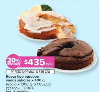 Carrefour Rosca tipo europea oferta