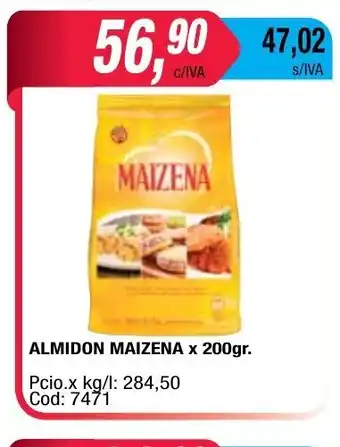 Maxiconsumo Maizena Almidon x 200gr oferta
