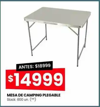 Walmart Mesa de camping plegable oferta