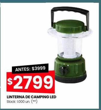 Walmart Linterna de camping led oferta