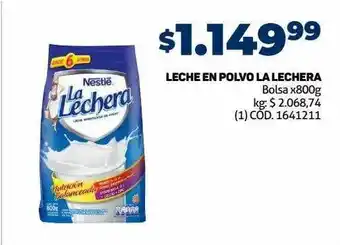 Makro Leche en polvo la lechera oferta