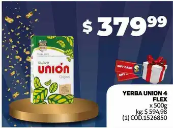 Makro Yerba union 4 flex oferta
