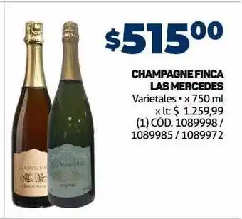 Makro Champagne finca las mercedes oferta