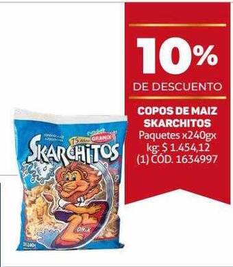 Makro Copos de maiz skarchitos oferta