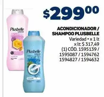 Makro Acondicionador-shampoo plusbelle oferta