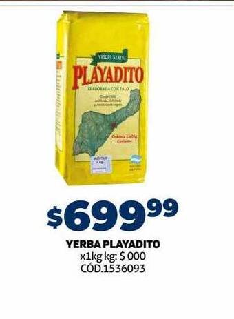 Makro Yerba playadito oferta