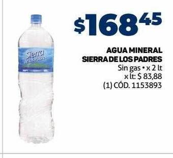 Makro Agua mineral sierra de los padres oferta