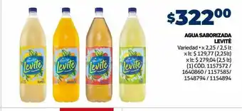 Makro Agua saborizada levité oferta