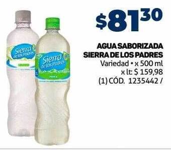 Makro Agua saborizada sierra de los padres oferta