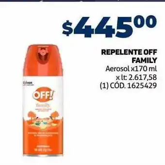 Makro Repelente off family oferta