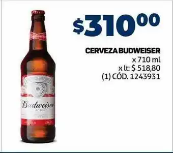 Makro Cerveza budweiser oferta