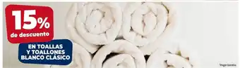 Makro Toallas y toallones blanco clásico oferta