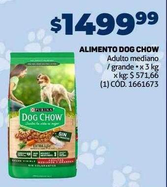 Makro Alimento dog chow oferta