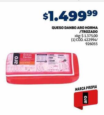 Makro Queso danbo aro horma-trozado oferta