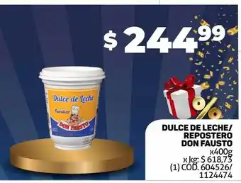 Makro Dulce de leche-repostero don fausto oferta