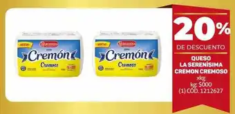 Makro Queso la serenísima cremon cremoso oferta